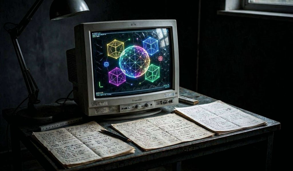 A striking and melancholic visual tribute to the solitary genius of Terry A. Davis.
