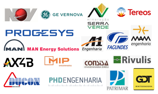 Logos dos clientes que já foram atendidos pela Simplificar.