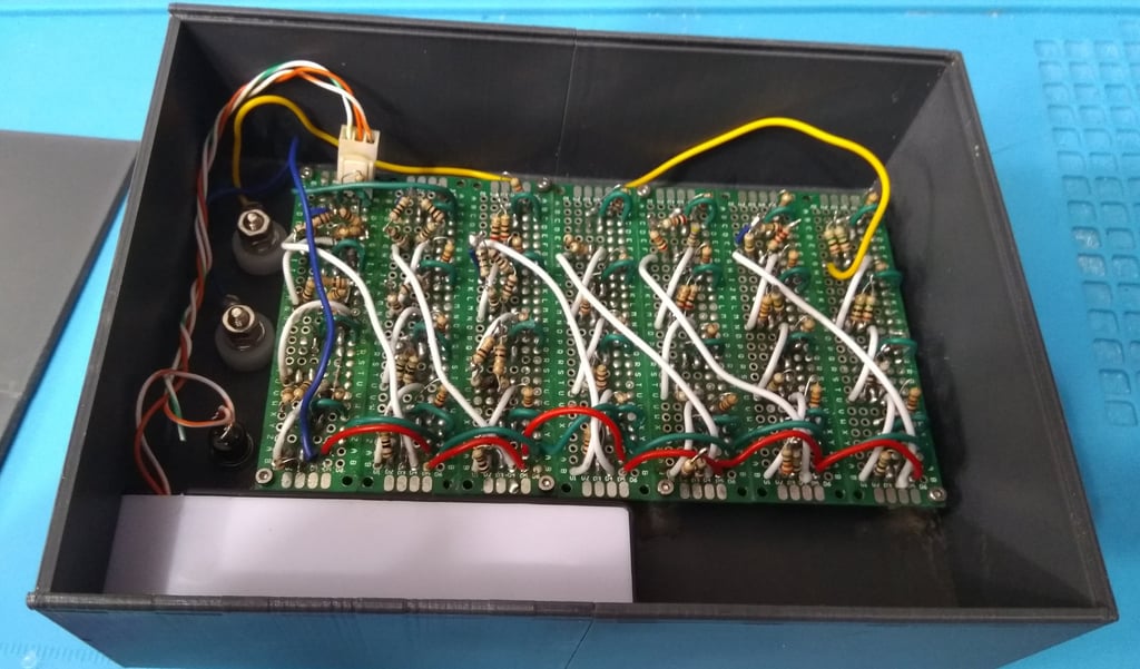 Resisors on prototype circuit board