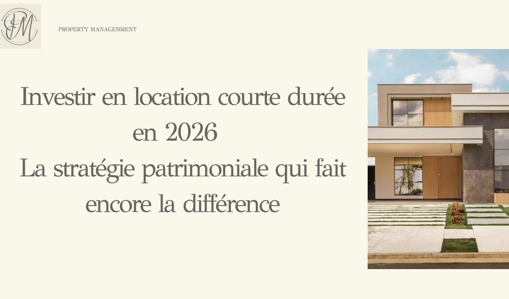 investissement location courte durée