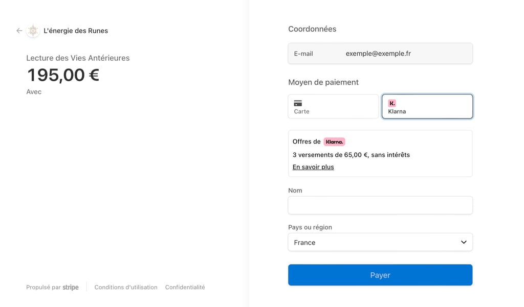paiement plusieurs fois