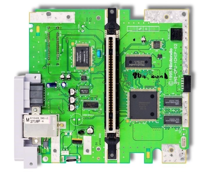 Placa SFC (Nº SNES-CPU-1CHIP-01/02) 1995