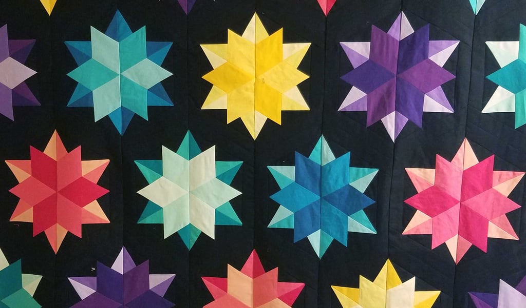 Night Sky Quilt - Made by Anastacia | Pattern Designed by Jaybird Quilts