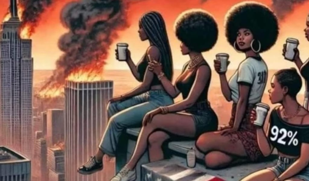 Nikki Free Picture of Burning America