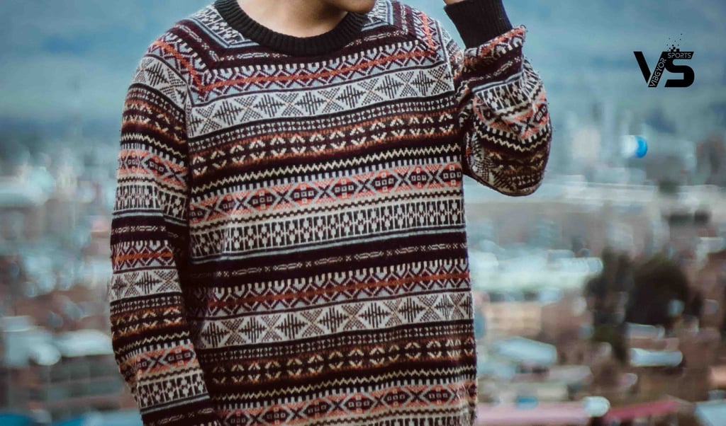 jacquard sweater