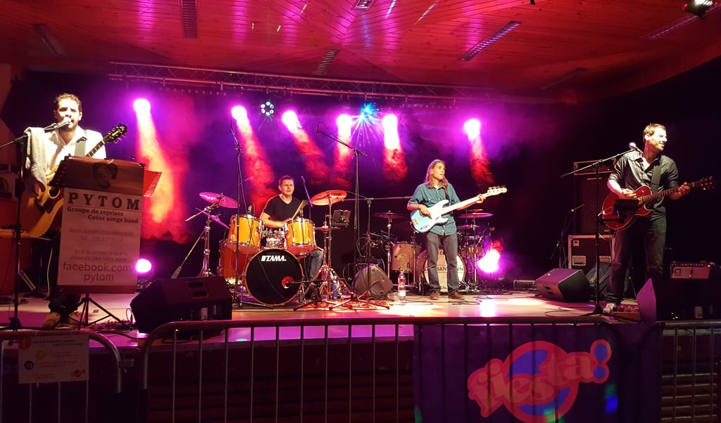 Pytom en formation à 4 musiciens