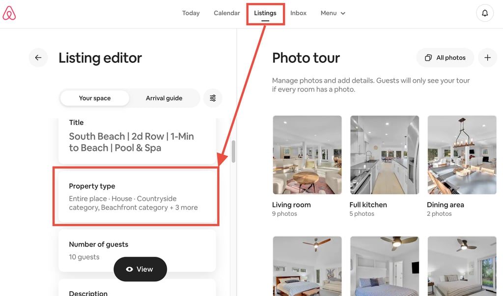 Mastering Airbnb Categories - How to Find What Category Your Listing In Airbnb Profile 1