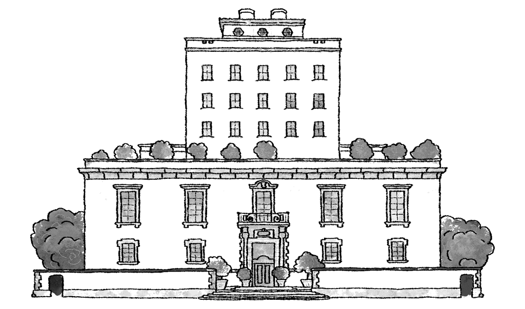 Club 55 Architectural Sketch