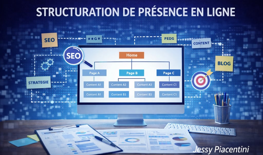 Structuration de présence en ligne et SEO - Jessy Piacentini