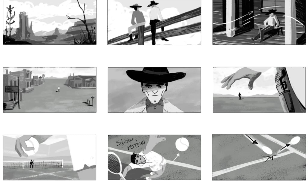 Storyboard 2D Animation Hand draw storyboard for 2d traditional animation by FEVR animation studio i