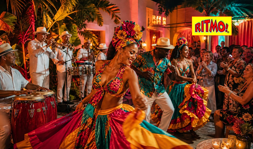Bring vibrant Latin energy to your next celebration with RITMO! Caliente de Caribe Band and Dancers—