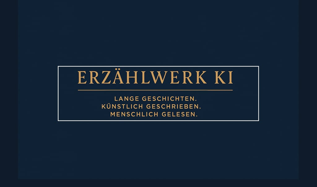 Lange Geschichten von der KI verfasst und von einer menschlichen Stimme gelesen