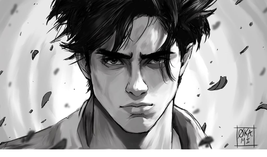 manga portrait cartoon