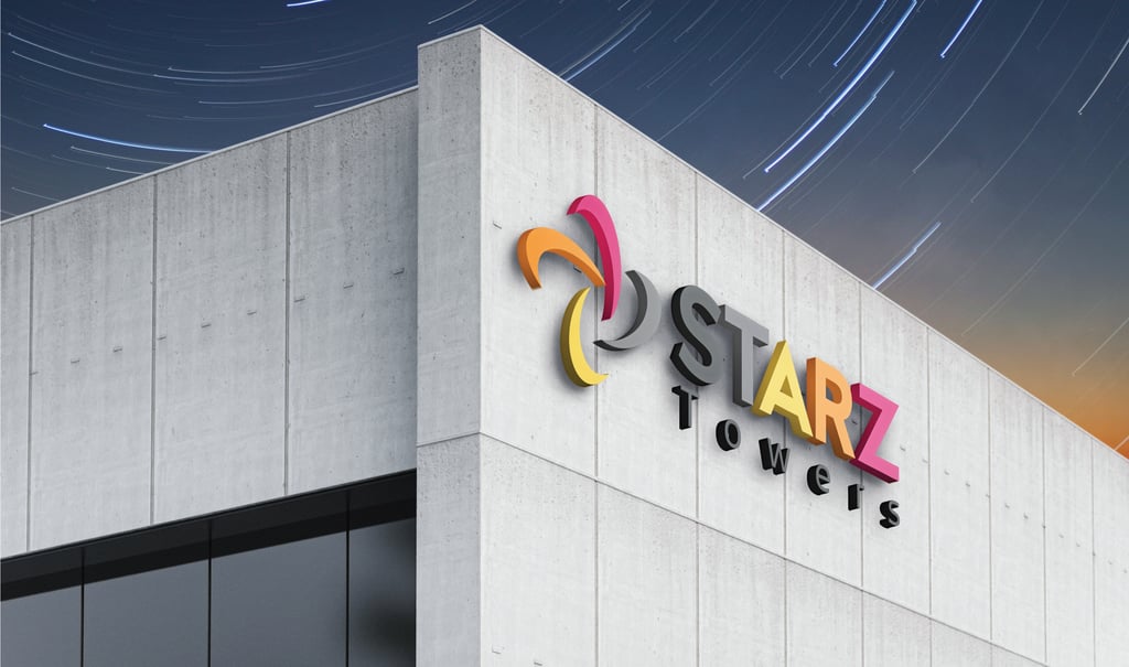 a star - spangled star sign on a building