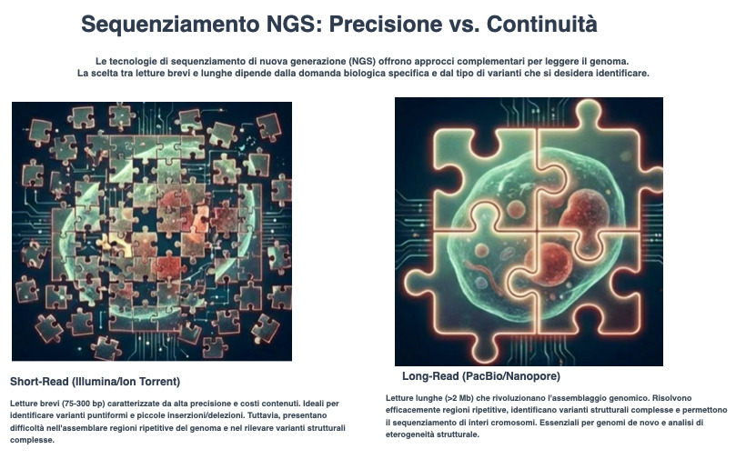 Due metodiche diverse per la precisione e la continuità
