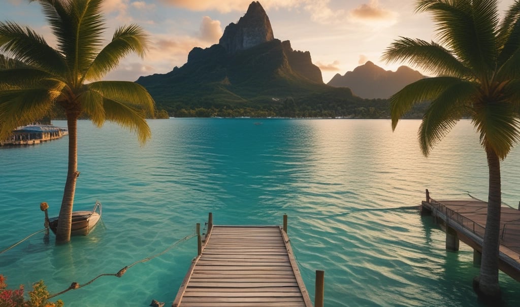 low-angle photography of mountain near body of water