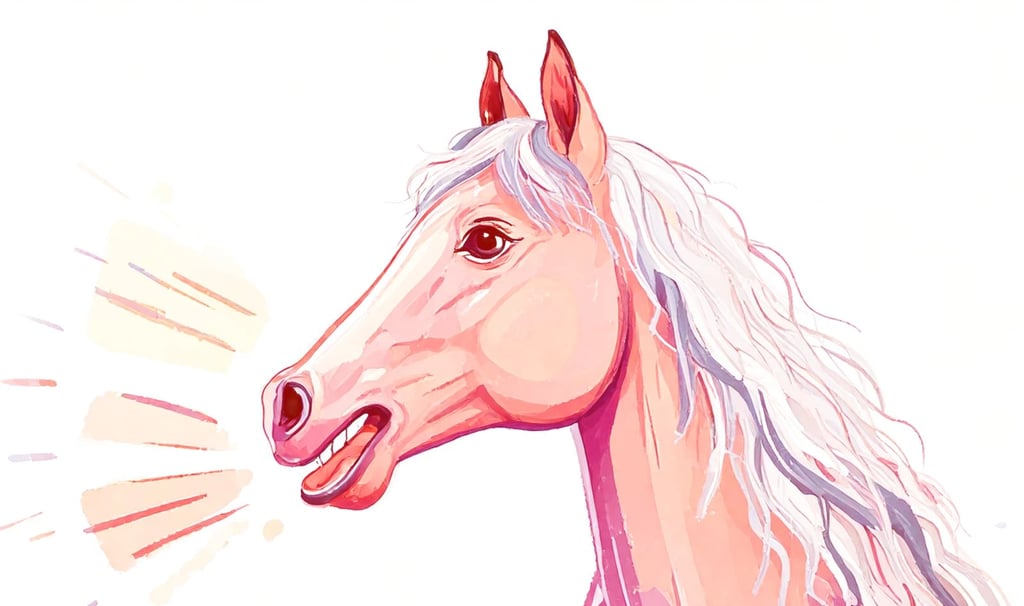 hennissement chez le cheval