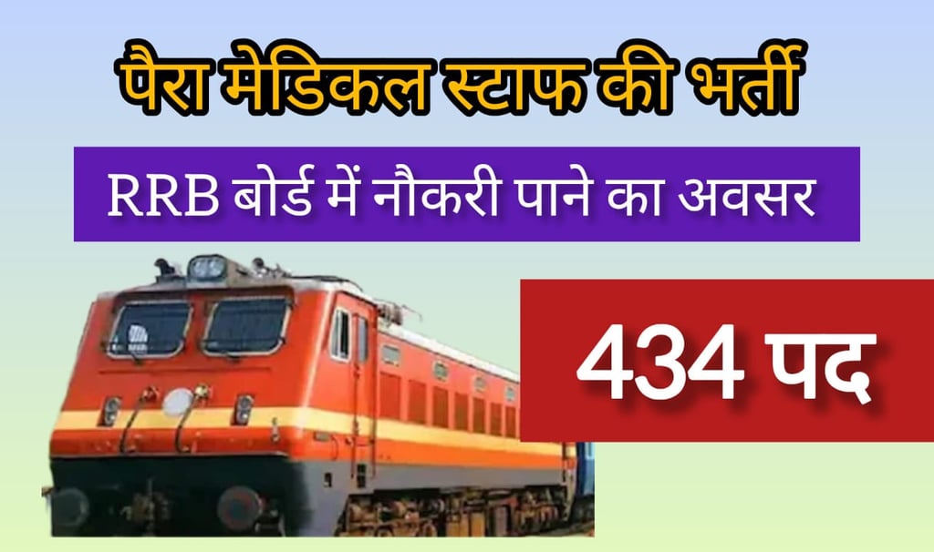 Railway paramedical vacancy