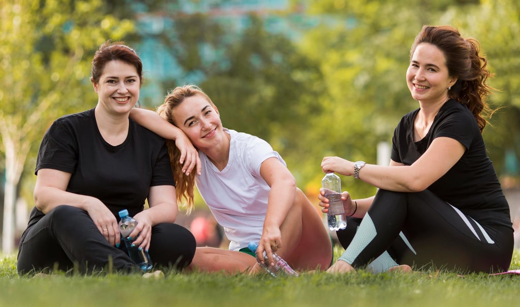 Happy People in park