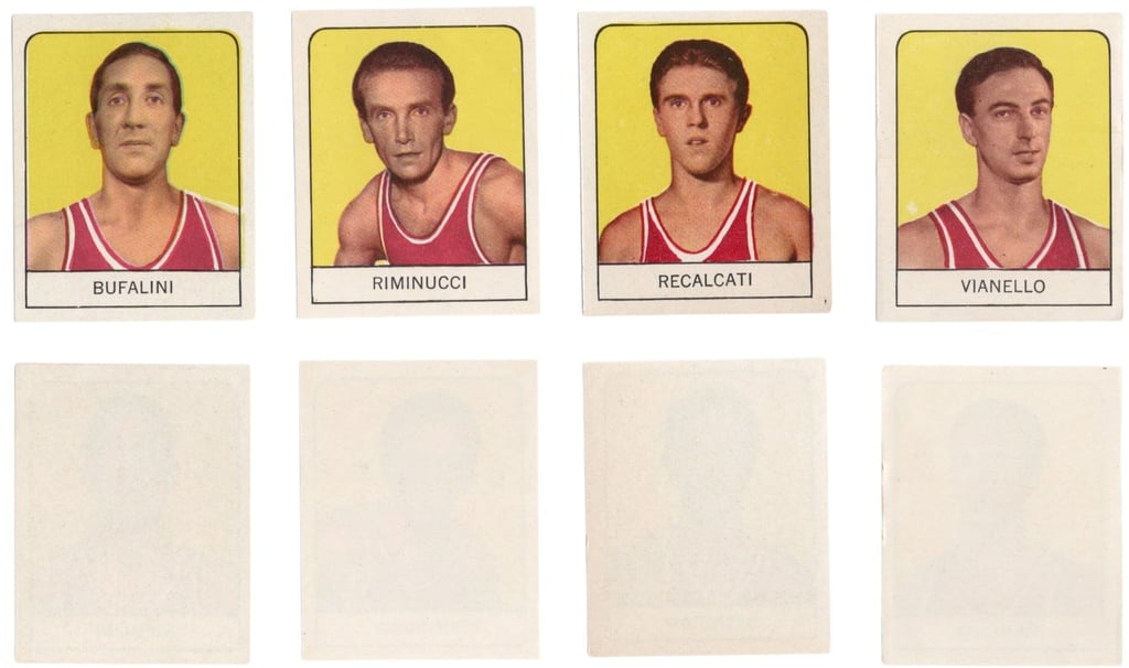 1967-68 Figurina Nannina Pallacanestro Basketball Cards