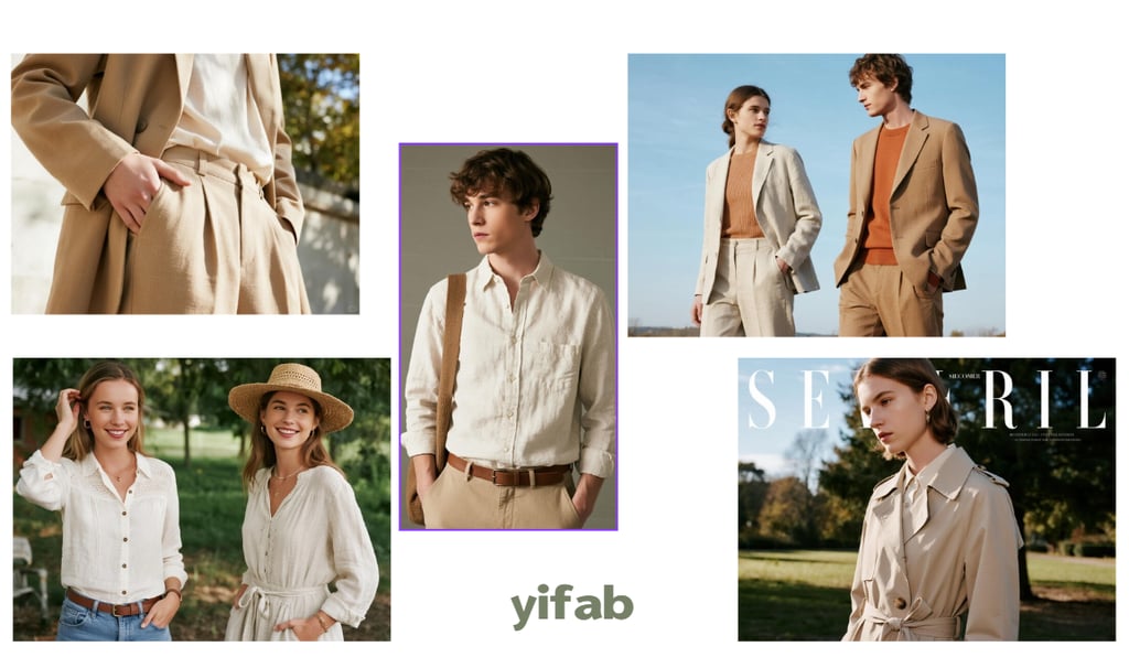 Linen-Cotton Blends – Perfect for Mild Autumn Days