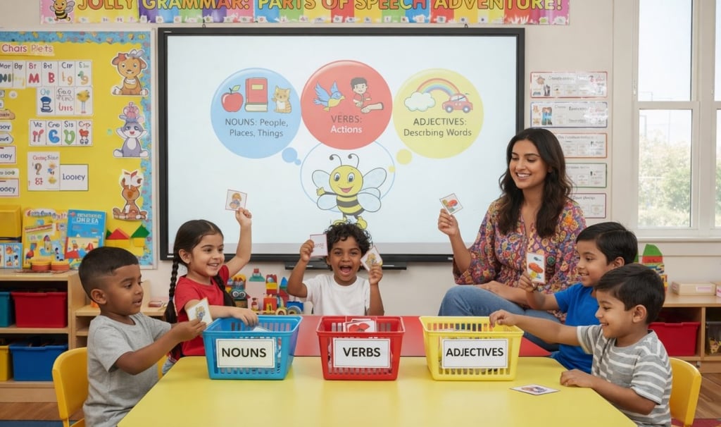 Mastering Parts of Speech in Jolly Grammar with LevelUp Online Education