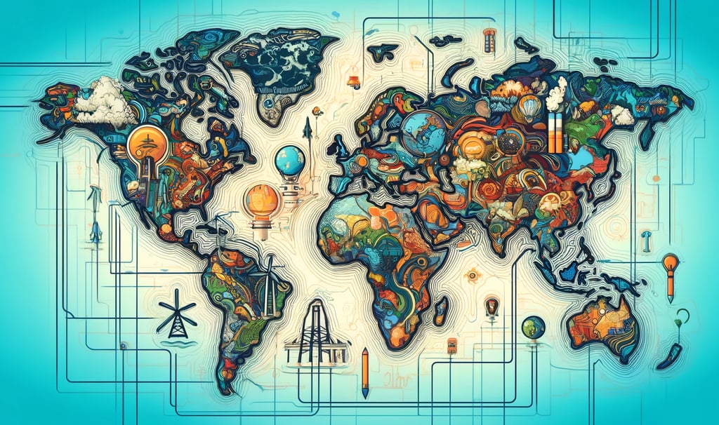 a map of the world