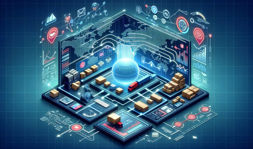 a blueprinted image of a futuristic interface