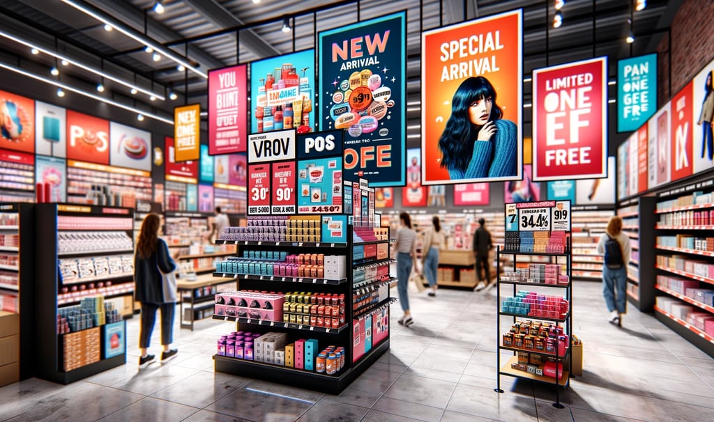 a store with a variety of products and people