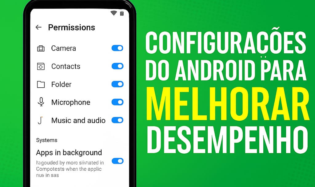 um telefone com as palavras "configurador do Android"