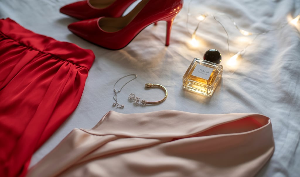 a pair of red shoes and a pair of red shoes