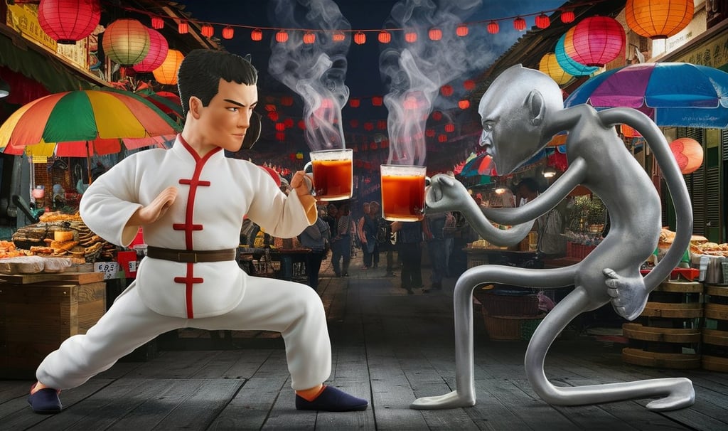 Photo illustrating Kung Fu Tea vs Twisted Tea