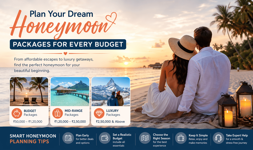 Honeymoon Holidays by Soma Journeys