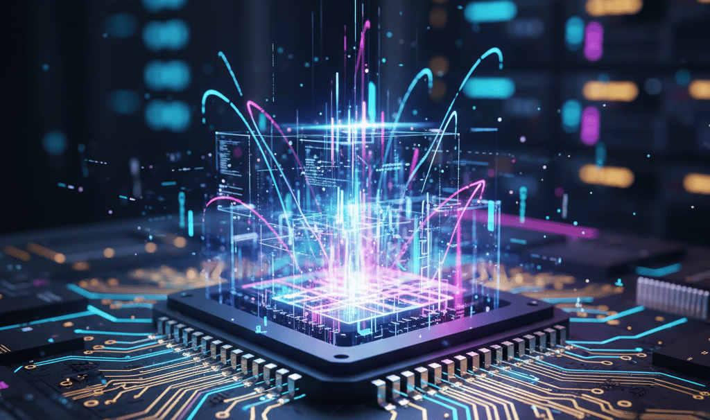 Conceito de hardware avançado e desempenho gráfico do Sony PS6.