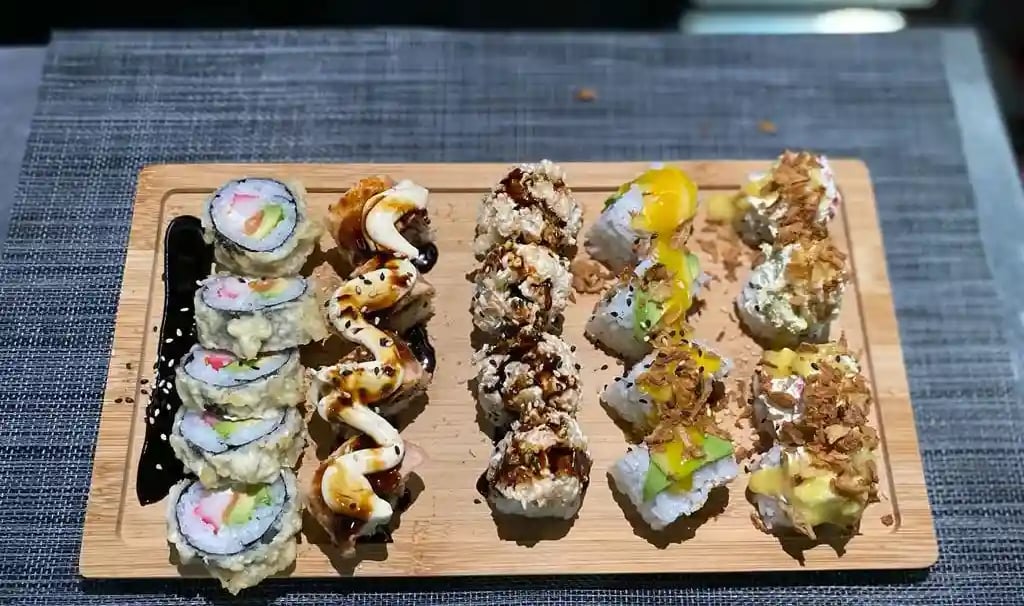 plato-de-sushi-hotel castilla fuenlabrada