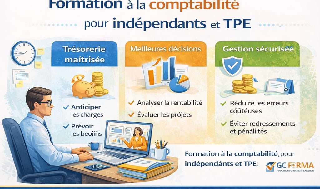 Formation comptabilité pour indépendants et TPE : améliorer la gestion et sécuriser son entreprise