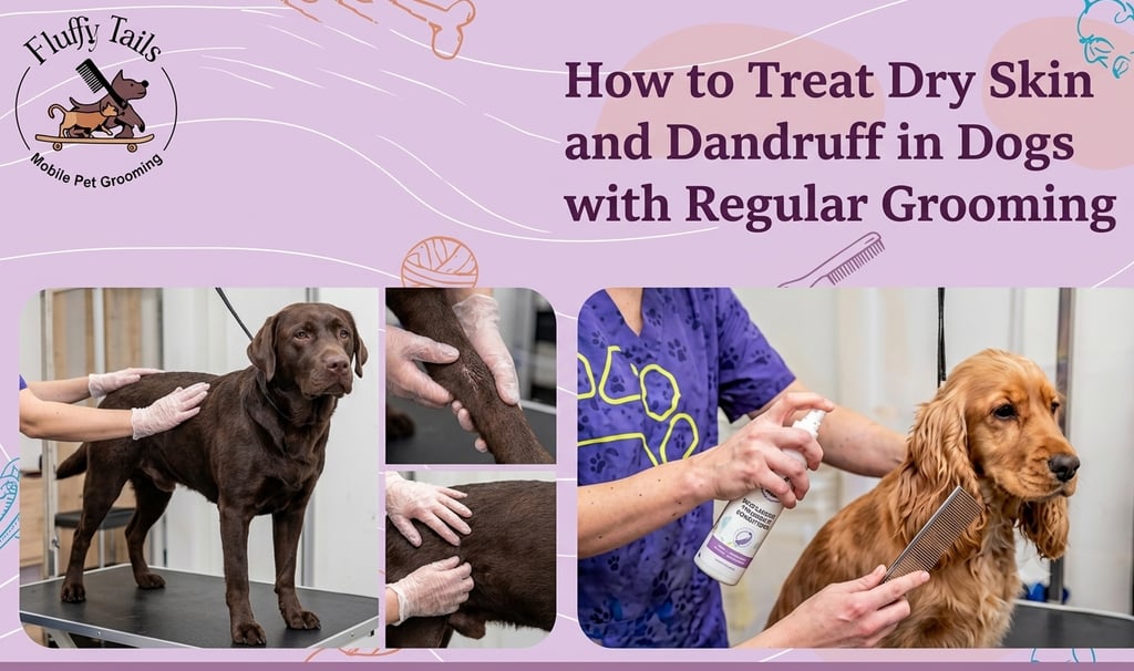 How to Treat Dry Skin and Dandruff in Dogs with Regular Grooming