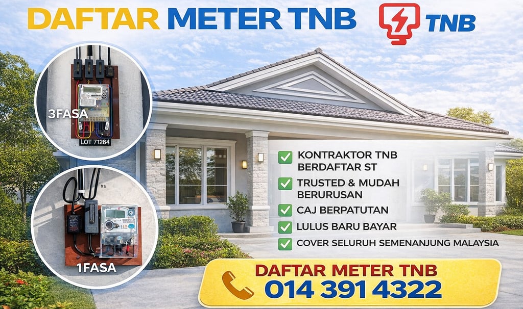 Daftar meter TNB suraya