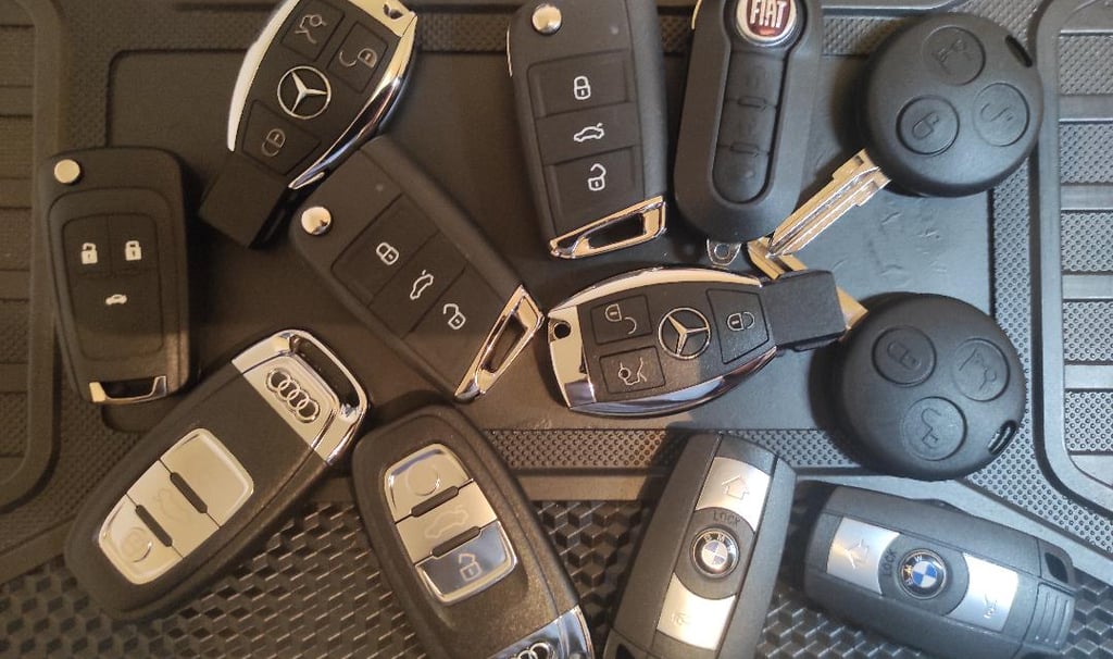 Chei auto de la VW, Mercedes, BMW, Fiat – pregătite pentru programare sau copiere