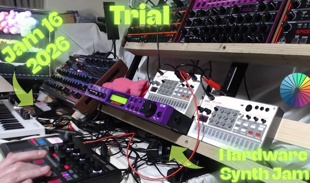 January 2026 Synthesizer jams.