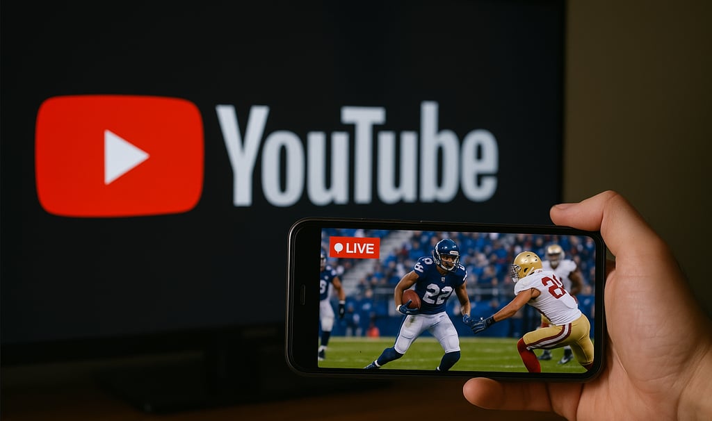 NFL grátis no YouTube Brasil: veja como assistir e por que isso importa
