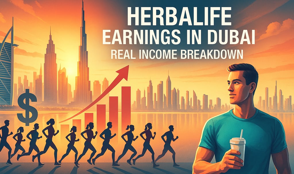 Herbalife Dubai income, Herbalife UAE earnings