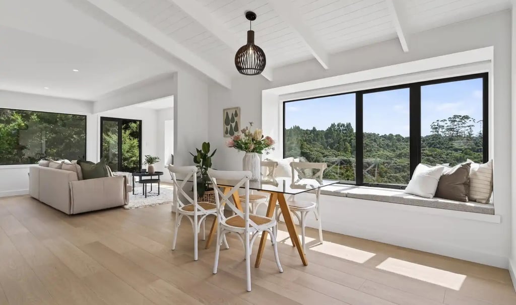 Kaiwaka Mangawhai Road home renovation - open plan living - CHR Builders