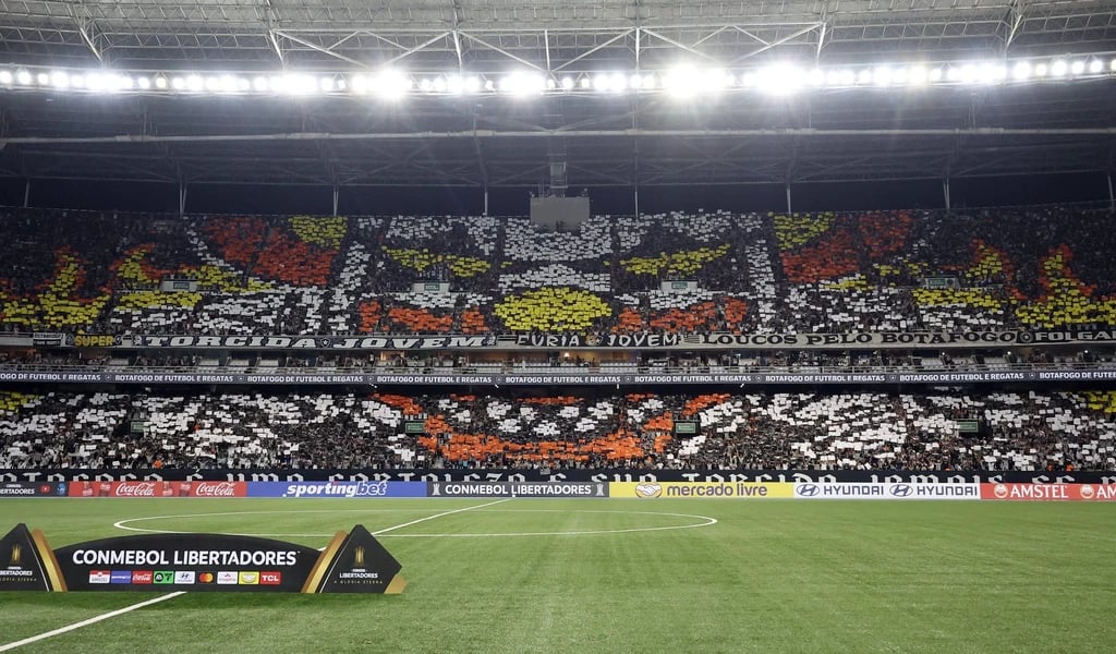 Mosaico Botafogo com a temática Bate-Bola contra o Nacional Potosí