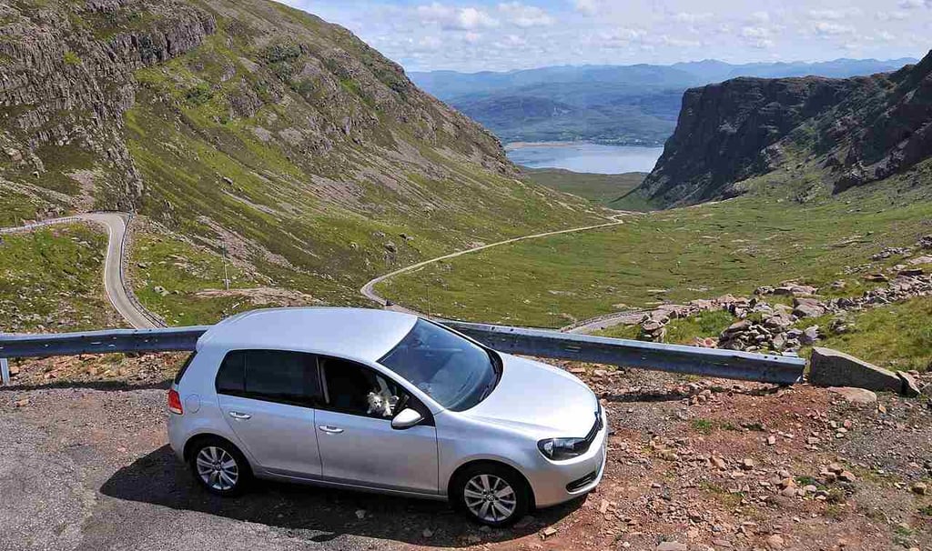 Bealach na Bà Applecross Pass Scottish Highlands - credit: Wikimedia
