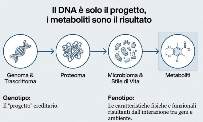 Dal DNA al Proteoma al Microioma e ai Metaboliti