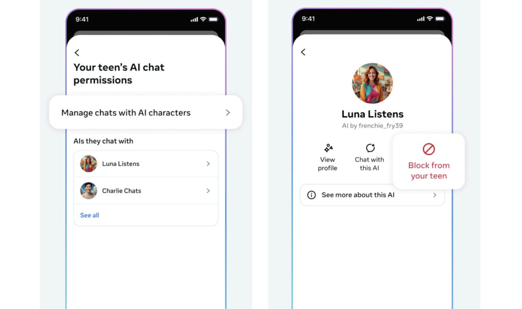 Meta adiciona controles parentais com foco em IA no Instagram