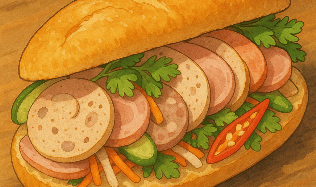 The best banh mi near me is the Cold Cuts Vietnamese Sandwich