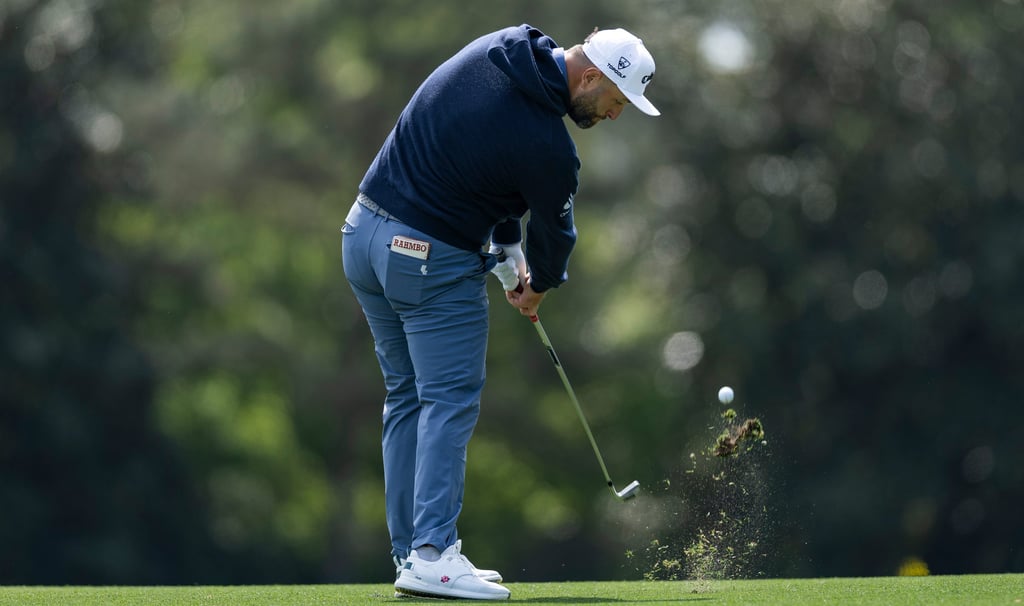 Jon Rahm practices at Augusta National ahead of 2026 Masters (Photo: Masters Media Hub)