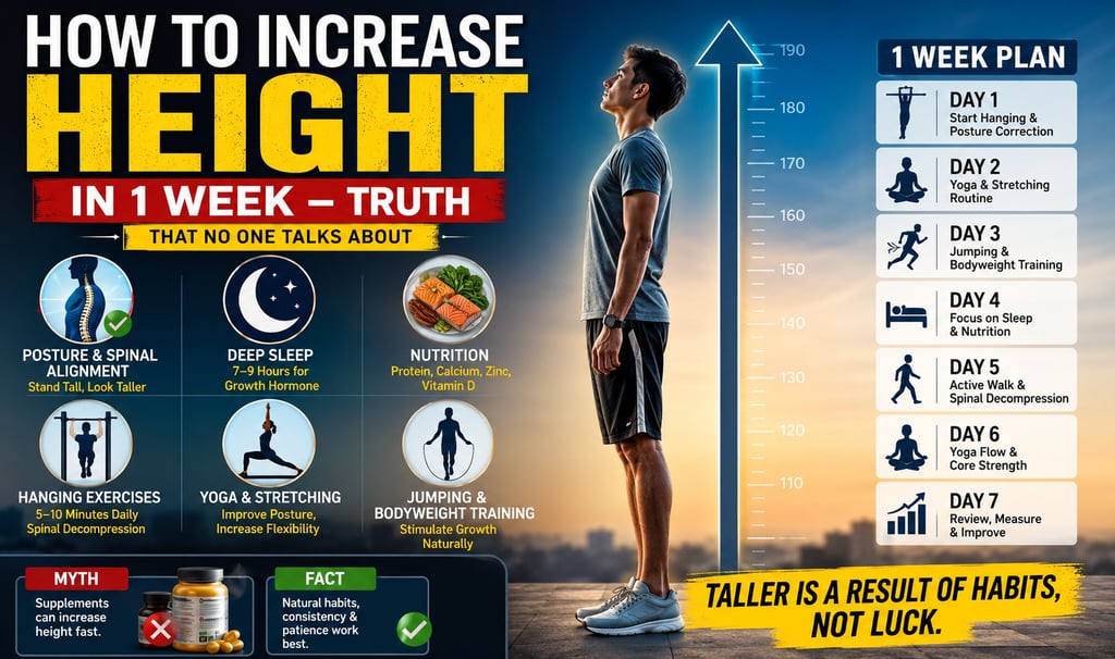 how to increase height